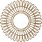 Ekena Millwork Cornelius Wood Fretwork Pierced Ceiling Medallion, Red Oak, 16"OD x 6"ID x 1/4"T CMWP16X0250CRRO - alternate 2